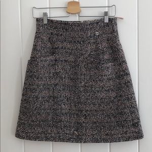 Chanel tweed skirt